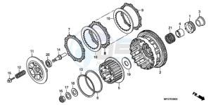 CB600FA39 Spain - (SP / ABS ST) drawing CLUTCH