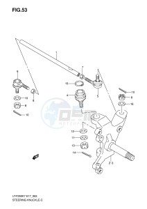 LT-F250 (E17) drawing STEERING KNUCKLE