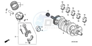 CB600FA39 Spain - (SP / ABS ST) drawing CRANKSHAFT/PISTON