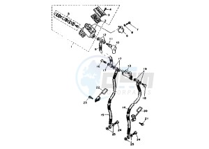 XV VIRAGO 750 drawing FRONT MASTER CYLINDER