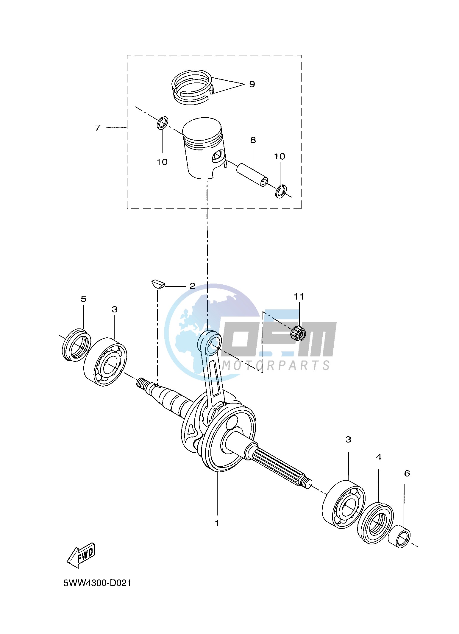 CRANKSHAFT & PISTON