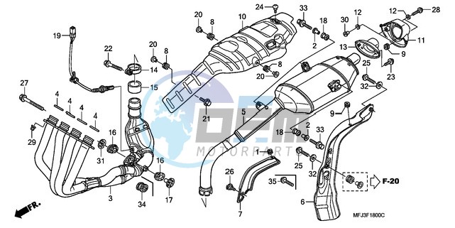 EXHAUST MUFFLER