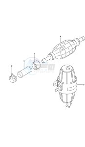 DF 150 drawing Fuel Hose