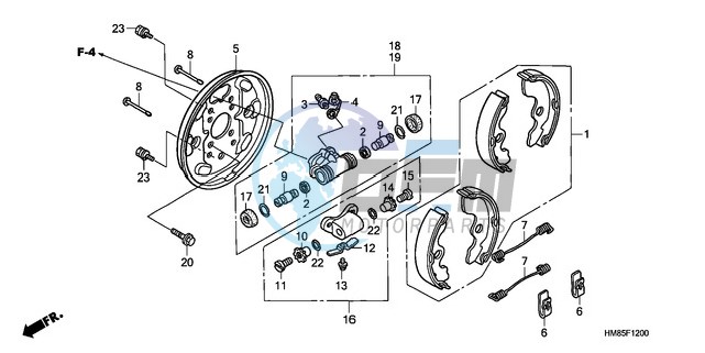 FRONT BRAKE PANEL