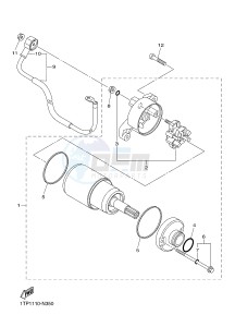 XVS950CUD-A XV950 ABS XV950 R-SPEC (BS58) drawing STARTING MOTOR