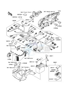 ZZR1200 ZX1200-C4H XX (EU ME A(FRICA) drawing Chassis Electrical Equipment