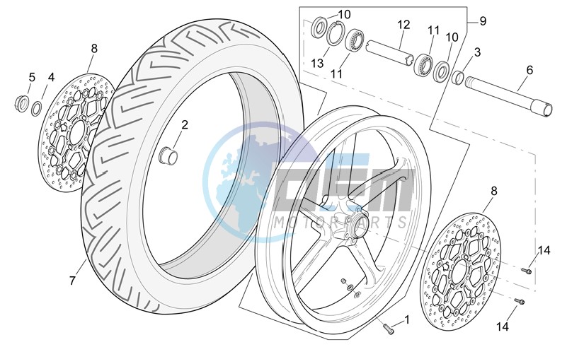 Front wheel