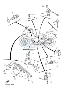 XJ6S 600 DIVERSION (S-TYPE) (36CB) drawing ELECTRICAL 1