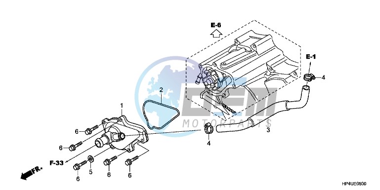 WATER PUMP COVER