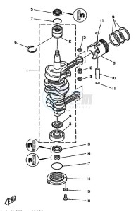 70B drawing CRANKSHAFT--PISTON