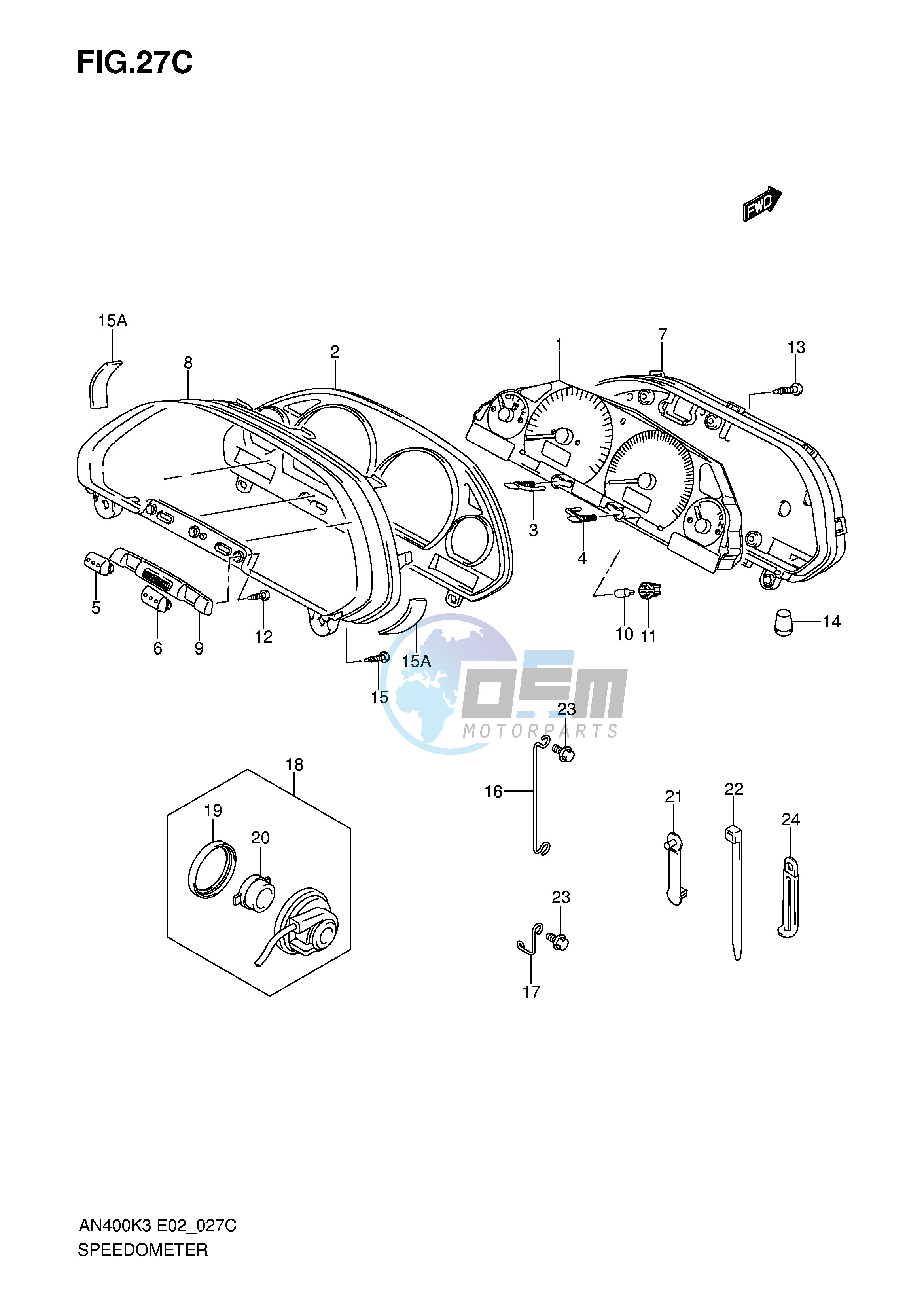 SPEEDOMETER (AN400K5 K6 P37)