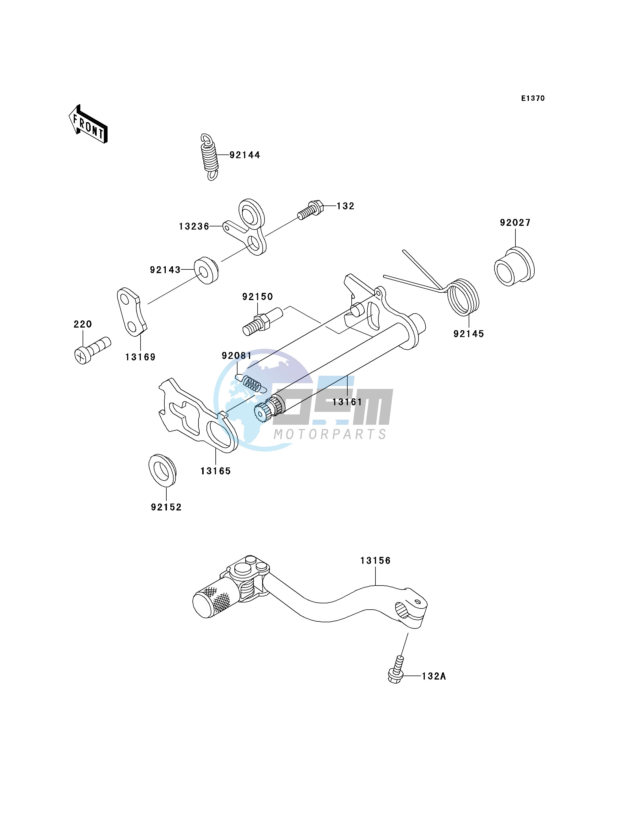 GEAR CHANGE MECHANISM