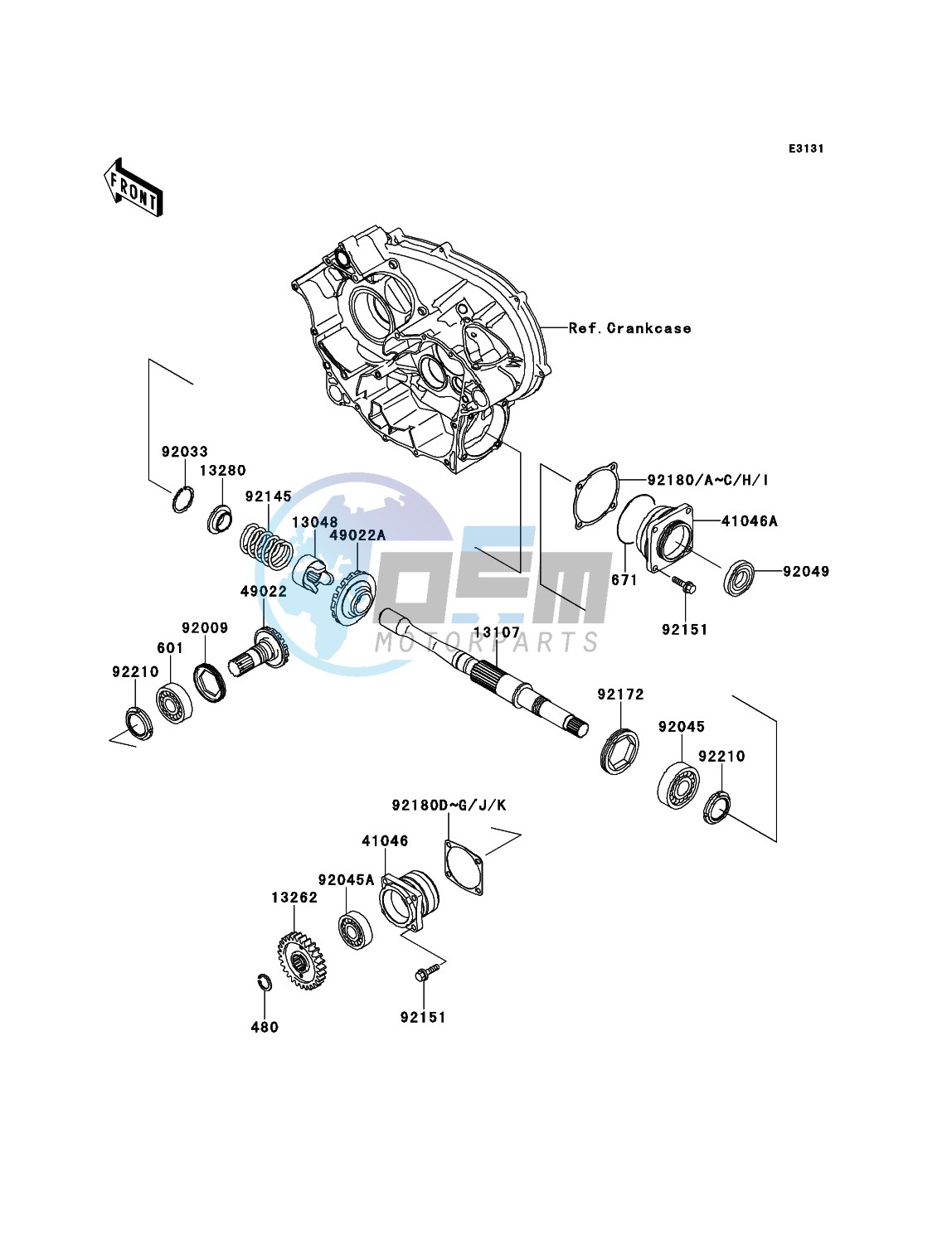 Front Bevel Gear