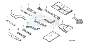 CB1000R9 Australia - (U) drawing TOOLS