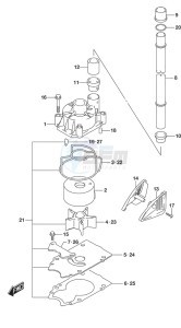 DF 250AP drawing Water Pump