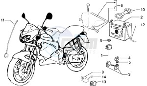 DNA 180 drawing Battery - Relais