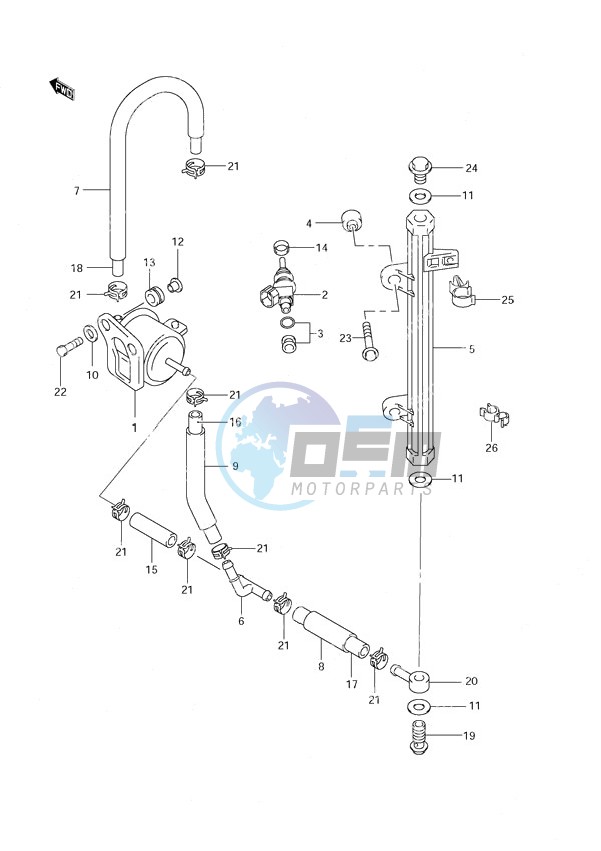 Fuel Injector (S/N 971544 to 97XXXX)