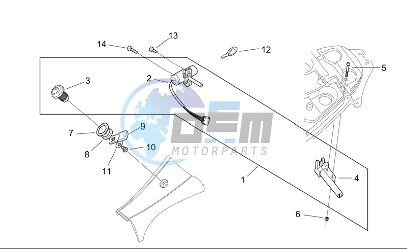 Lock hardware kit