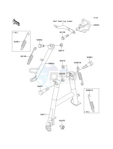 EX 250 F [NINJA 250R] (F15-F19) [NINJA 250R] drawing STAND-- S- -