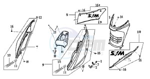 SHARK 50 drawing COWLING