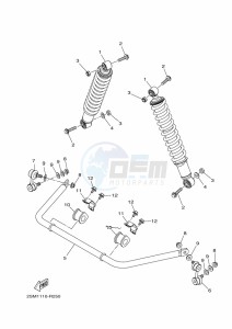 YFM700FWBD YFM70KP (B5KC) drawing REAR SUSPENSION