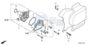 VT750CA9 Australia - (U / SPC) drawing WATER PUMP