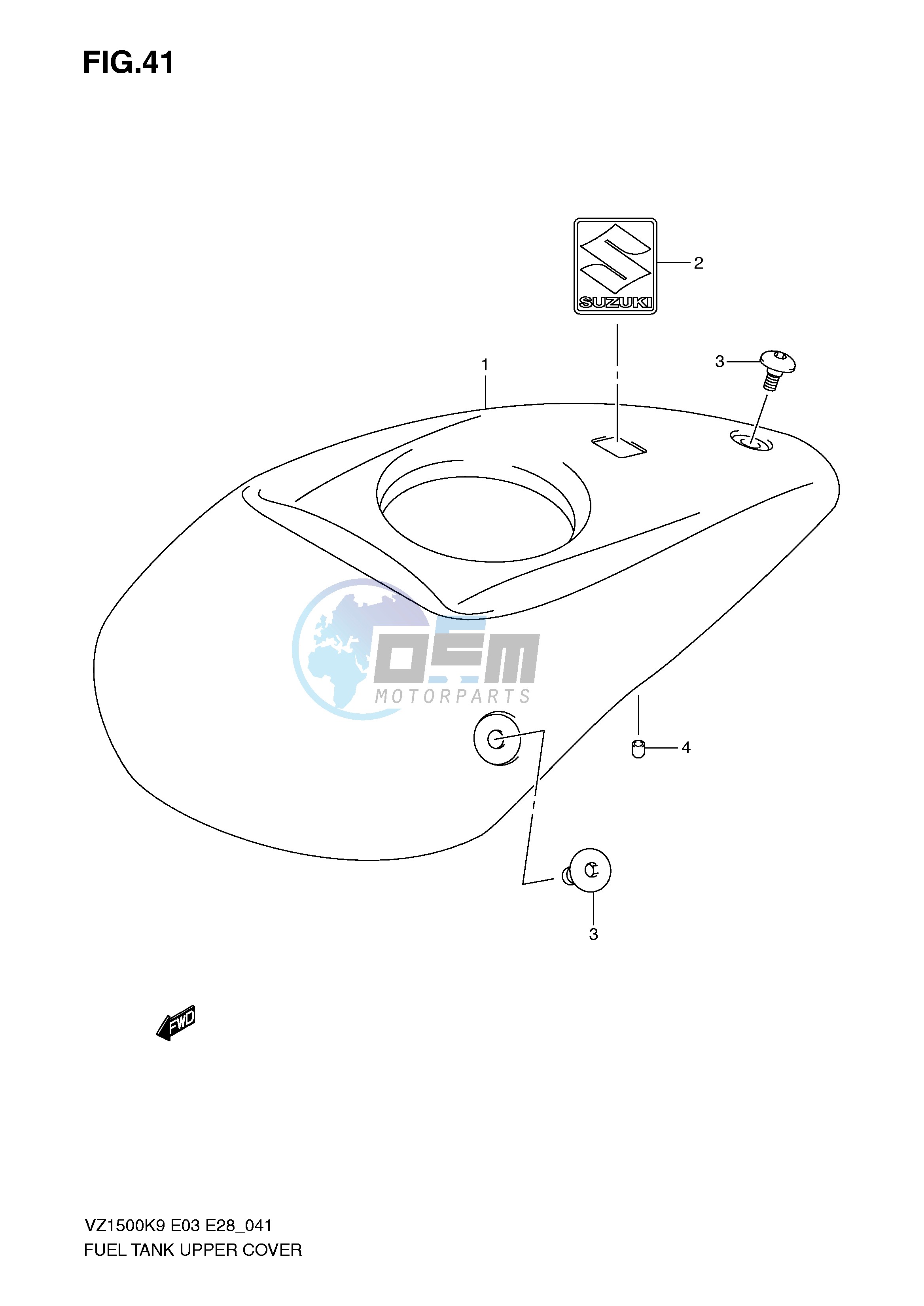 FUEL TANK UPPER COVER