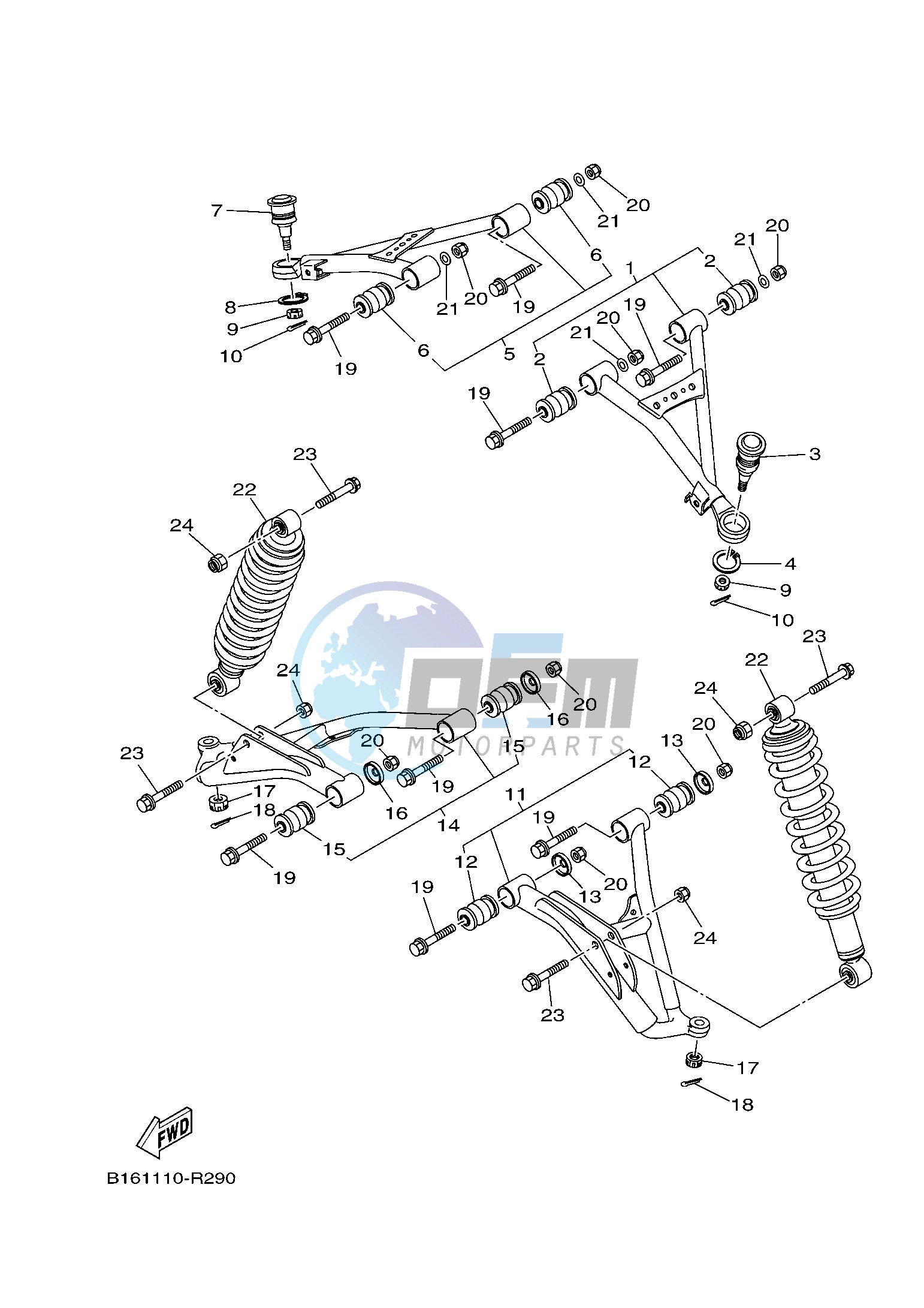 FRONT SUSPENSION & WHEEL