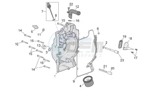 Scarabeo 500 drawing Flywheel cover