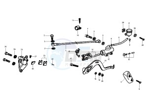 SMT 50 drawing Rear brake system