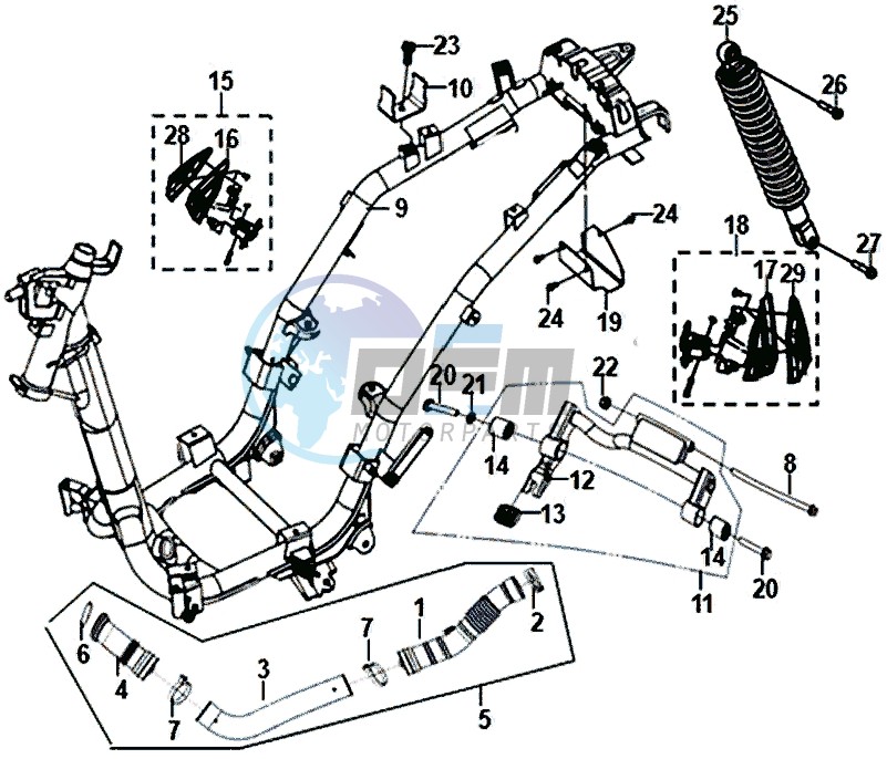 FRAME / ENGINE MOUNT