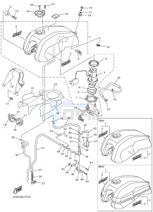 XJR1300C XJR 1300 (2PN1) drawing FUEL TANK