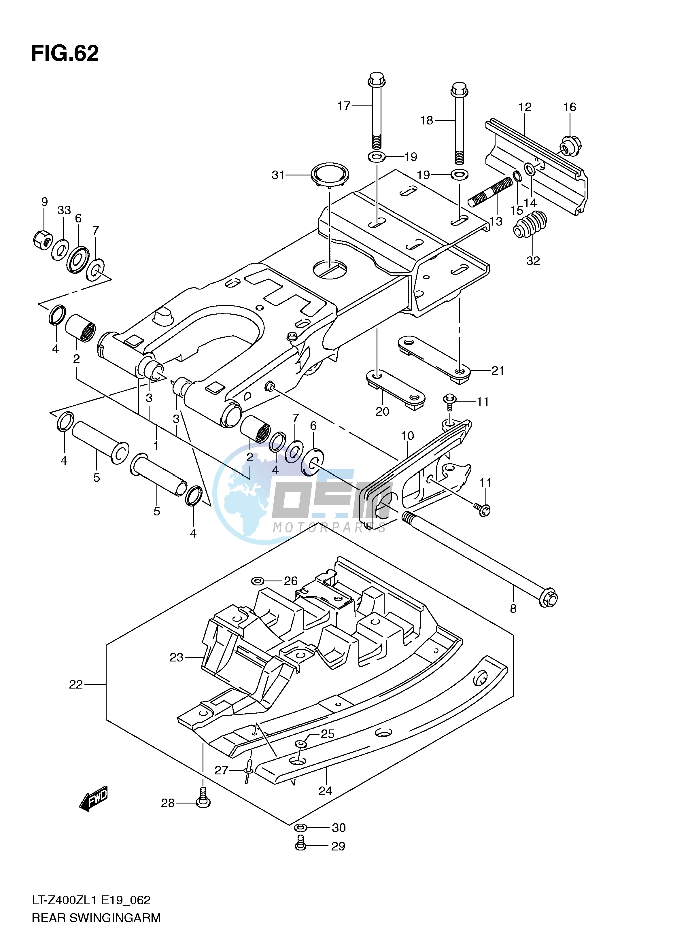 REAR SWINGINGARM