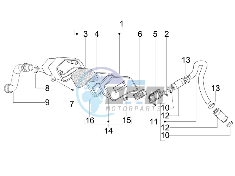 Secondary air box