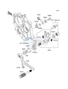 ER-6n ABS ER650B6F GB XX (EU ME A(FRICA) drawing Gear Change Mechanism