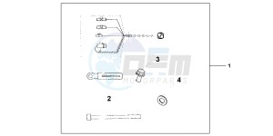 VFR1200FC drawing SUB HARNESS