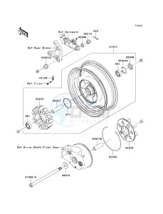 VN 1600 A [VULCAN 1600 CLASSIC] (A6F-A8FA) A8FA drawing REAR WHEEL_CHAIN