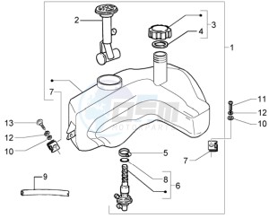 Granturismo 125 L drawing Tank