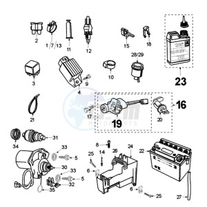 FIGHT RW3A drawing ELECTRIC PART