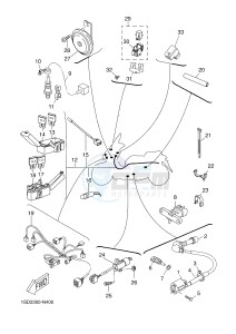 YP400RA X-MAX 400 ABS X-MAX (1SDC 1SDC 1SDC 1SDC) drawing ELECTRICAL 2