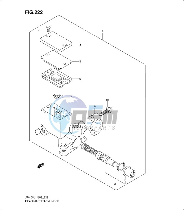 REAR MASTER CYLINDER