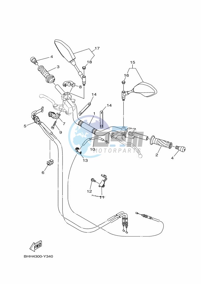 STEERING HANDLE & CABLE