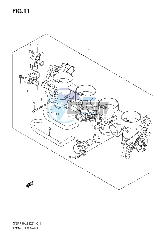 THROTTLE BODY L2-L5