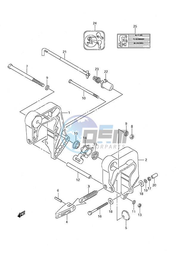 Clamp Bracket Non-Remote Control