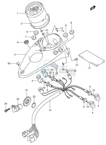 VL125 (E2) drawing SPEEDOMETER