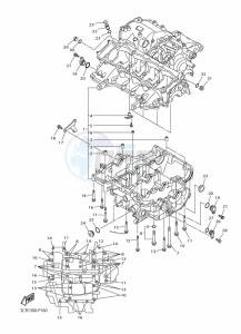 MT-10 MTN1000D (BGG6) drawing CRANKCASE