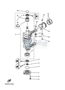 70B drawing CRANKSHAFT--PISTON