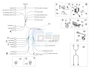 TUONO 1100 V4 RR E4 ABS (NAFTA) drawing Electrical system I