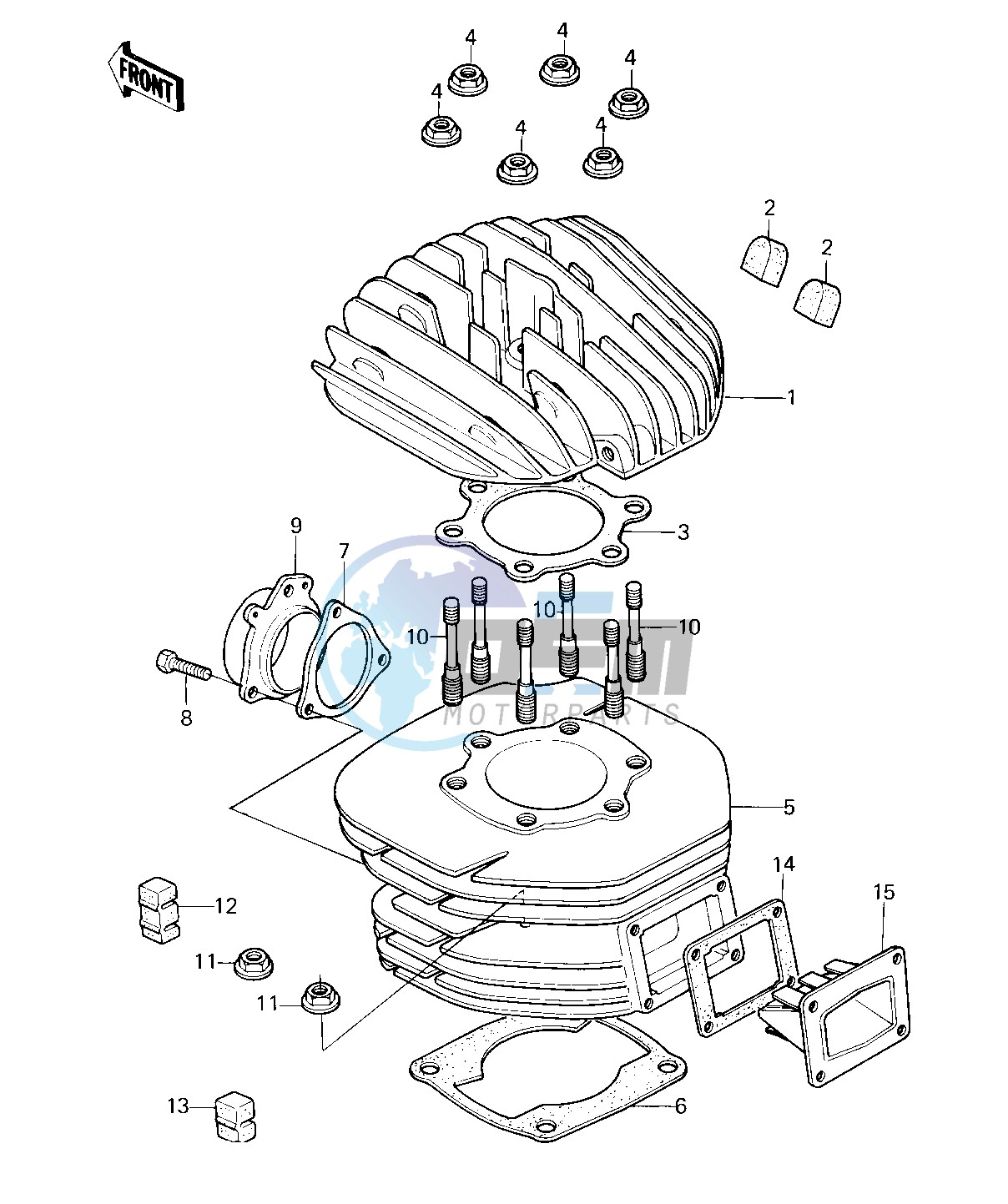 CYLINDER HEAD_CYLINDER_REED VALVE