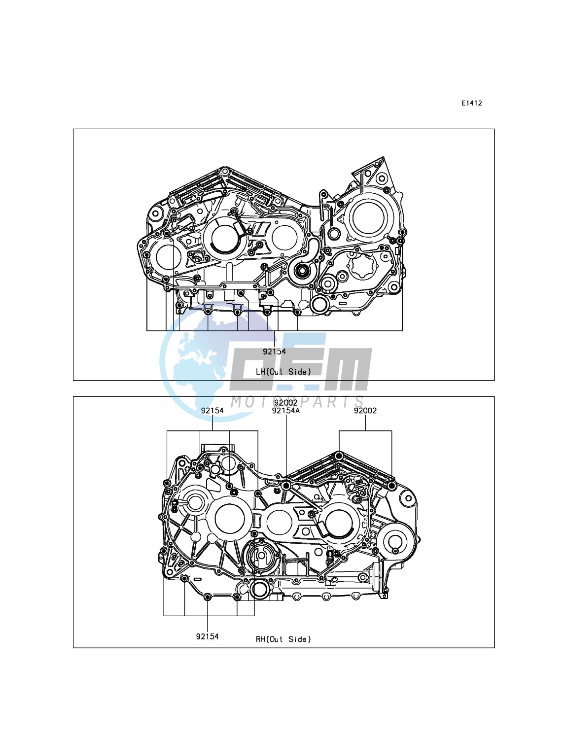 Crankcase Bolt Pattern